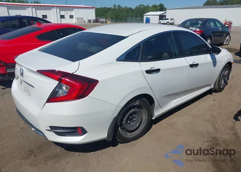 2021 Honda Civic Lx z USA, uszkodzony, nr VIN 2HGFC2F61MH505475